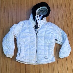 Marker White Puffer Winter Juniors Jacket